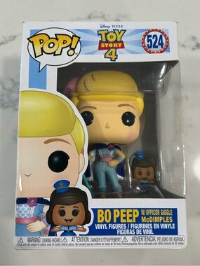 Toy Story 4 Bo Peep with Officer Giggle McDimples # 524 Funko Pop
